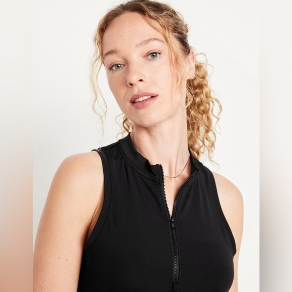 NWT! Old Navy Black Jack PowerSoft Half-Zip Athletic Dress - TALL SIZES ONLY 💜 - Picture 4 of 10